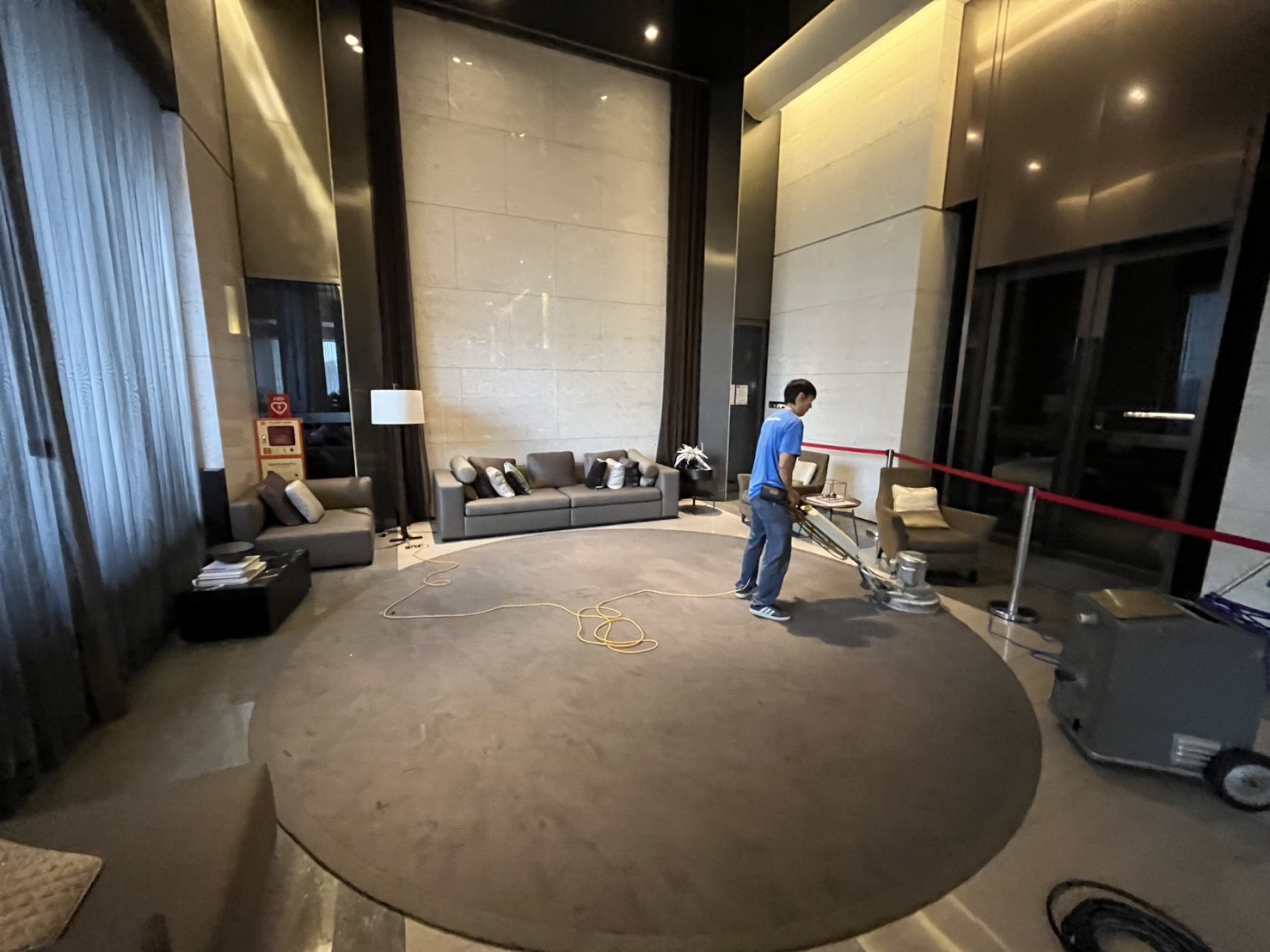 辦公室地毯清洗案例 8